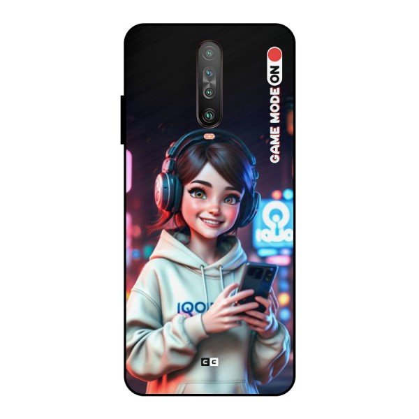 Lets Play Metal Back Case for Poco X2