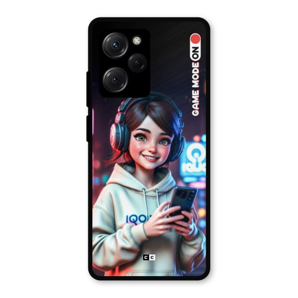 Lets Play Metal Back Case for Poco X5 Pro