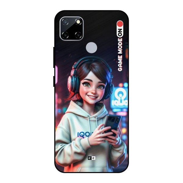 Lets Play Metal Back Case for Realme Narzo 30A