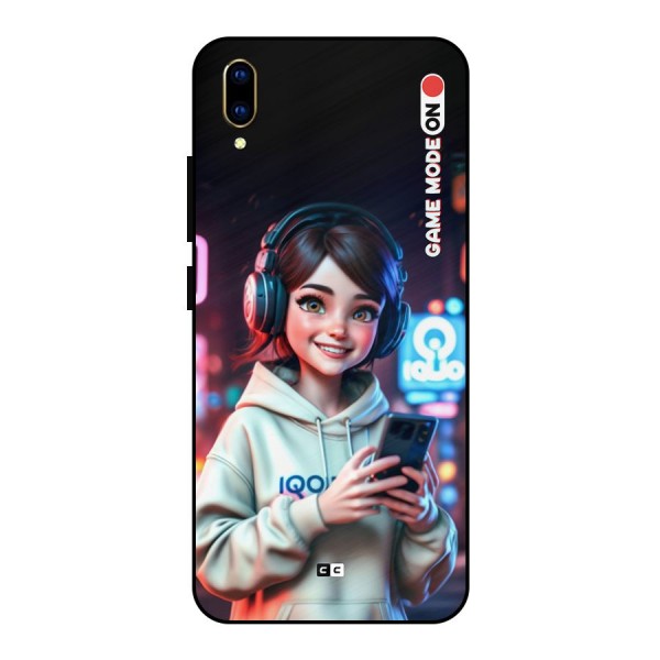 Lets Play Metal Back Case for Vivo V11 Pro