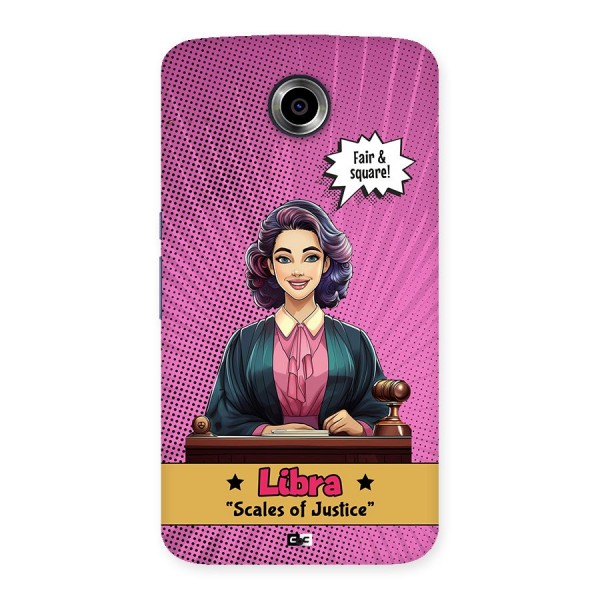 Libra Justice Back Case for Google Nexus 6