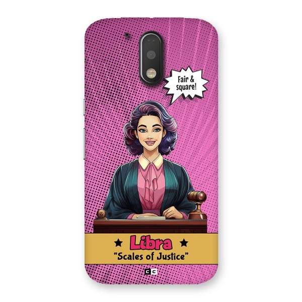 Libra Justice Back Case for Moto G4 Plus