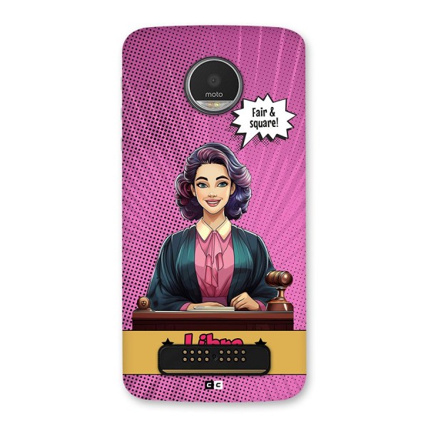 Libra Justice Back Case for Moto Z Play