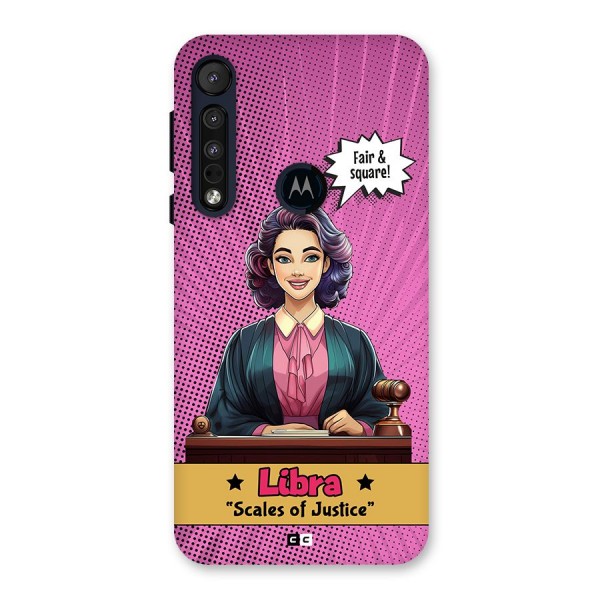 Libra Justice Back Case for Motorola One Macro
