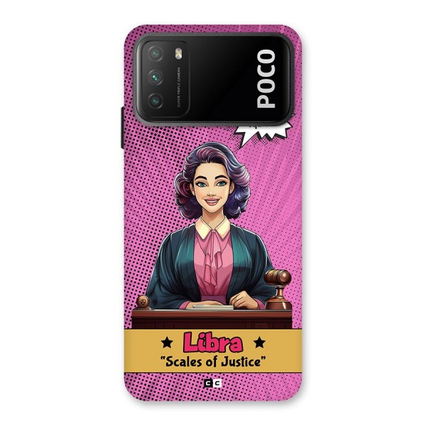Libra Justice Back Case for Poco M3