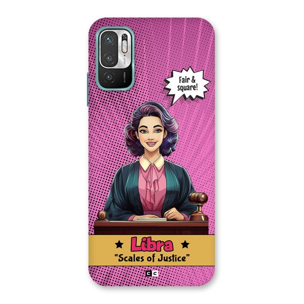Libra Justice Back Case for Redmi Note 10T 5G