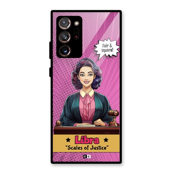 Libra Justice Glass Back Case for Galaxy Note 20 Ultra