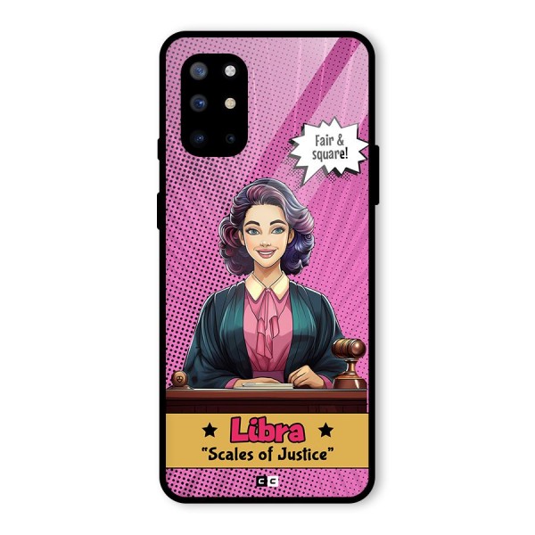 Libra Justice Glass Back Case for OnePlus 8T