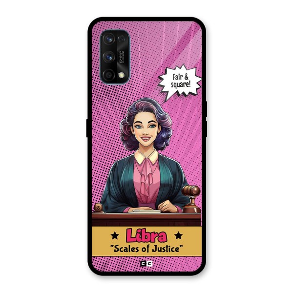 Libra Justice Glass Back Case for Realme 7 Pro