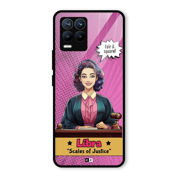 Libra Justice Glass Back Case for Realme 8 Pro