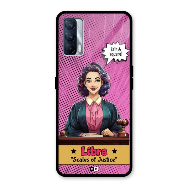 Libra Justice Glass Back Case for Realme X7