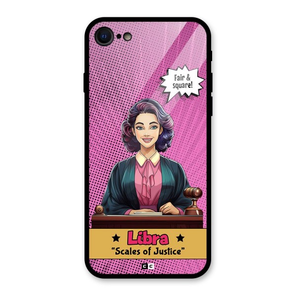 Libra Justice Glass Back Case for iPhone SE 2022