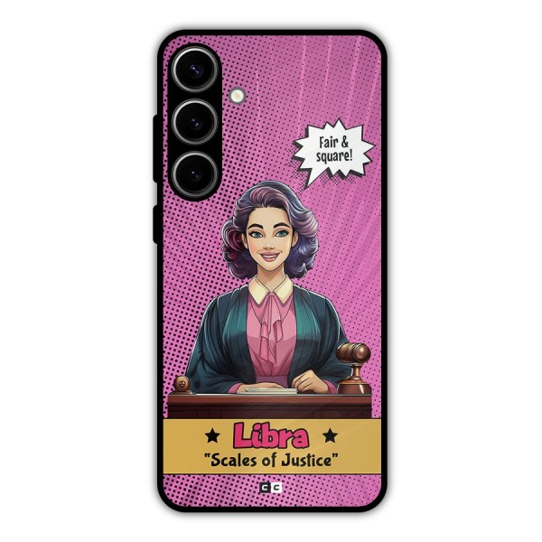 Libra Justice Metal Back Case for Galaxy S24 Plus