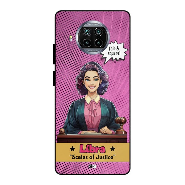 Libra Justice Metal Back Case for Mi 10i
