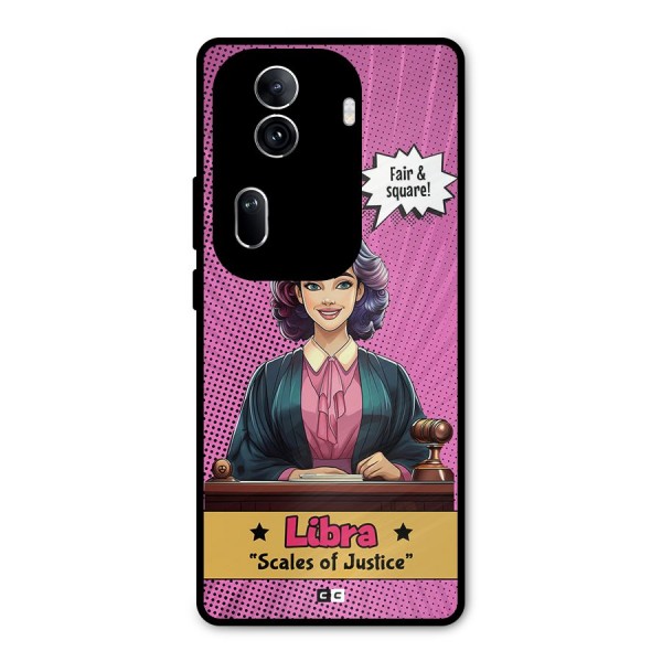 Libra Justice Metal Back Case for Oppo Reno11 Pro 5G