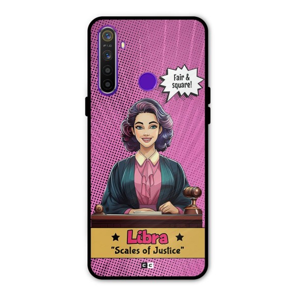 Libra Justice Metal Back Case for Realme 5