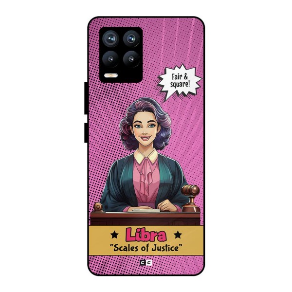 Libra Justice Metal Back Case for Realme 8 Pro