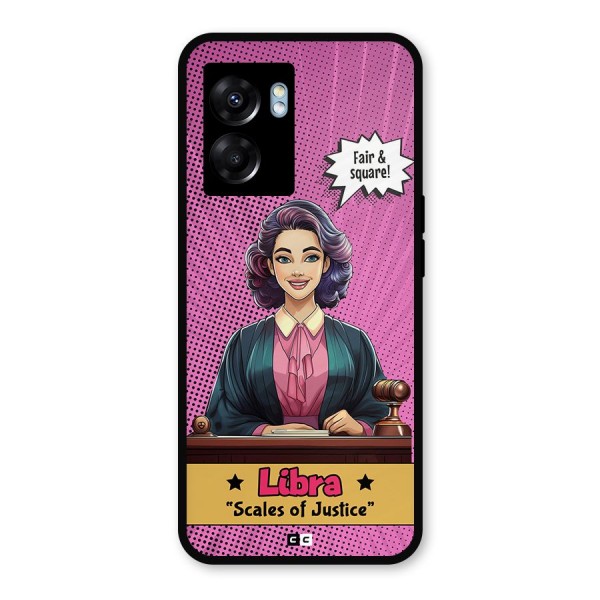 Libra Justice Metal Back Case for Realme Narzo 50 5G
