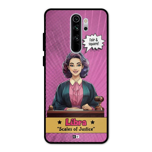 Libra Justice Metal Back Case for Redmi Note 8 Pro