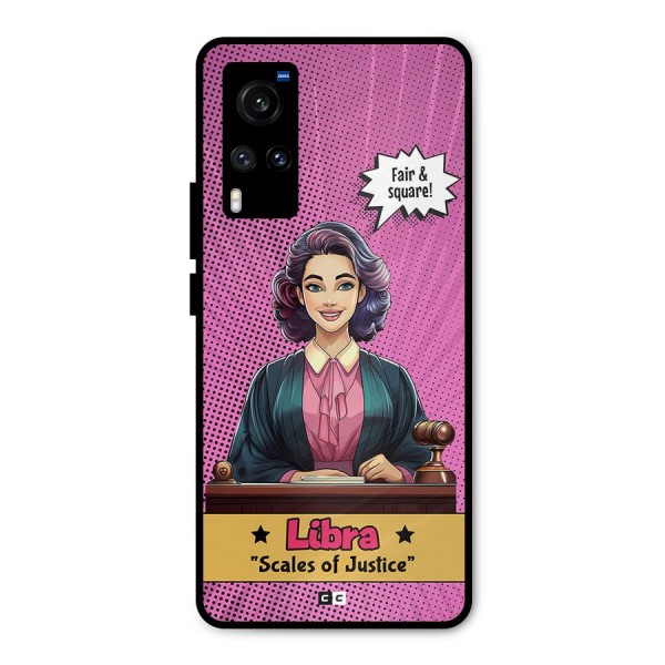 Libra Justice Metal Back Case for Vivo X60