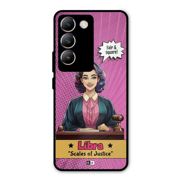 Libra Justice Metal Back Case for Vivo Y200e