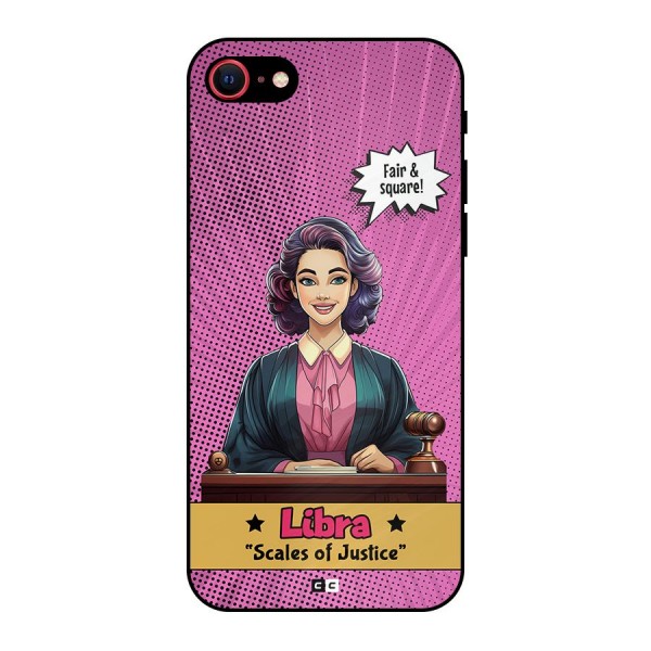 Libra Justice Metal Back Case for iPhone SE 2022