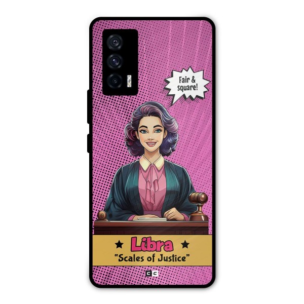 Libra Justice Metal Back Case for iQOO 7 5G