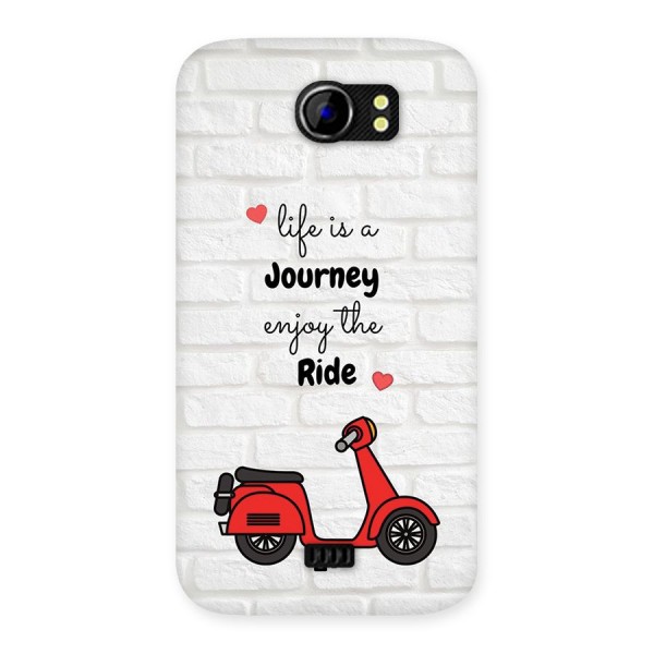 Life Is A Journey Back Case for Canvas 2 A110