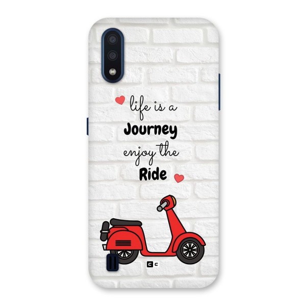 Life Is A Journey Back Case for Galaxy M01