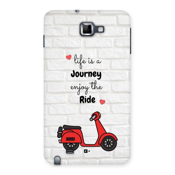 Life Is A Journey Back Case for Galaxy Note