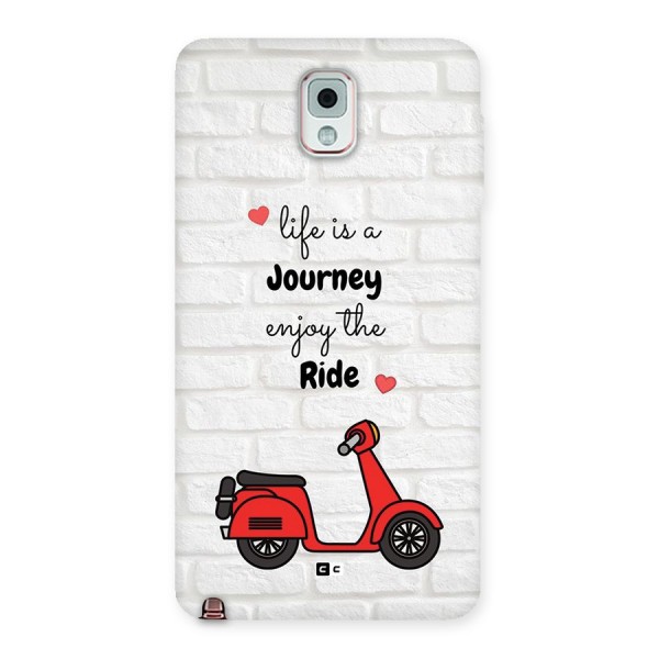 Life Is A Journey Back Case for Galaxy Note 3
