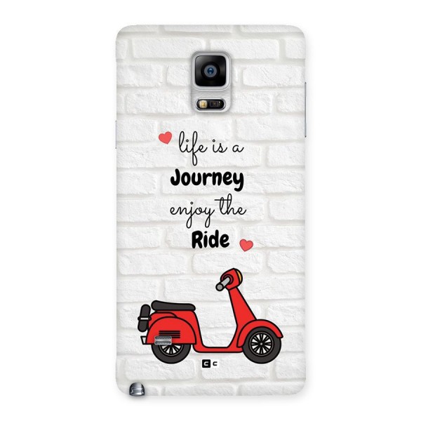 Life Is A Journey Back Case for Galaxy Note 4