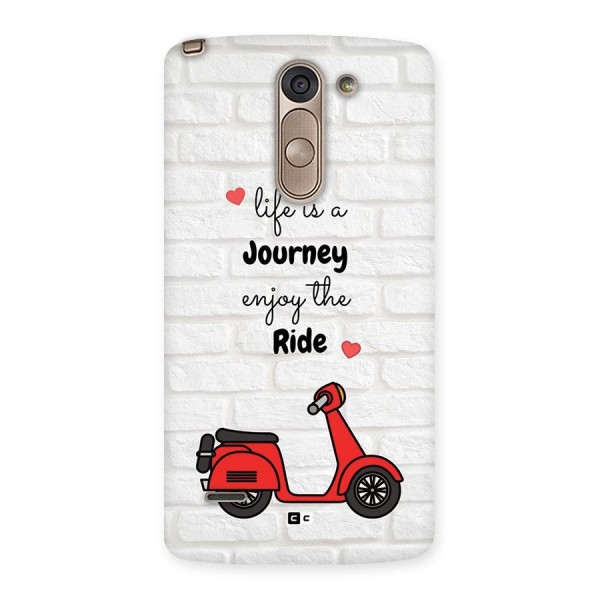 Life Is A Journey Back Case for LG G3 Stylus