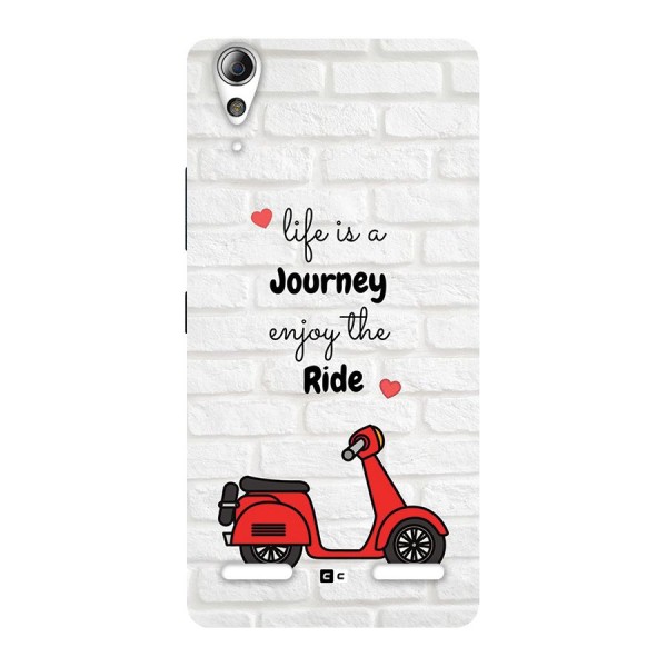 Life Is A Journey Back Case for Lenovo A6000 Plus