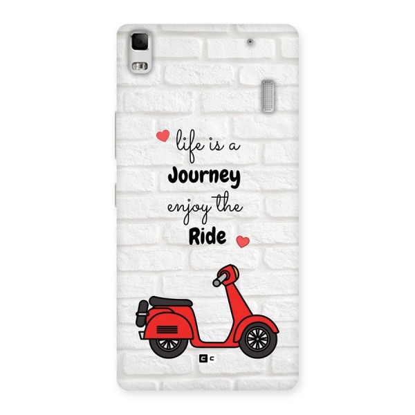 Life Is A Journey Back Case for Lenovo K3 Note