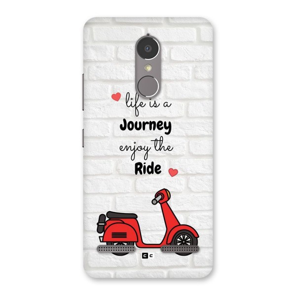 Life Is A Journey Back Case for Lenovo K6 Power