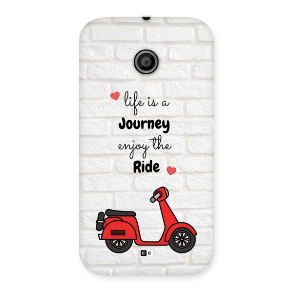 Life Is A Journey Back Case for Moto E