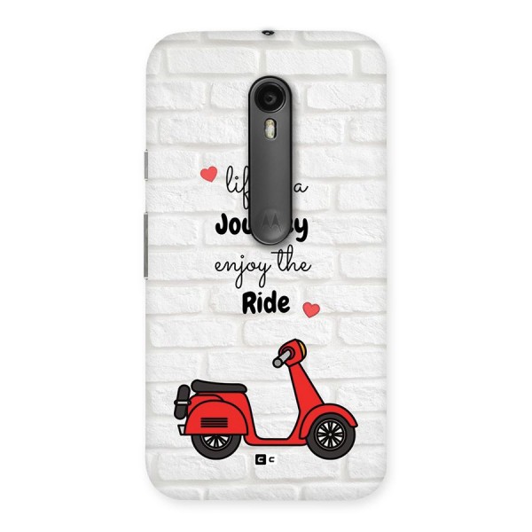 Life Is A Journey Back Case for Moto G3