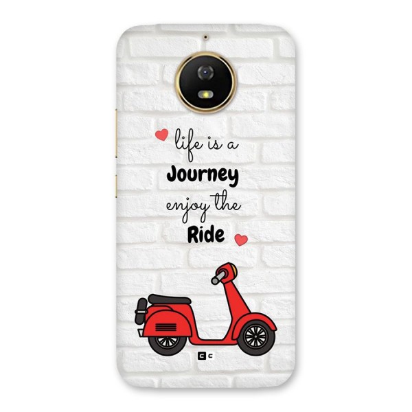 Life Is A Journey Back Case for Moto G5s
