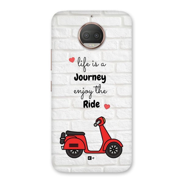 Life Is A Journey Back Case for Moto G5s Plus