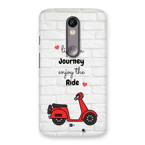 Life Is A Journey Back Case for Moto X Force