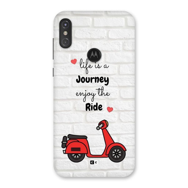 Life Is A Journey Back Case for Motorola One Power