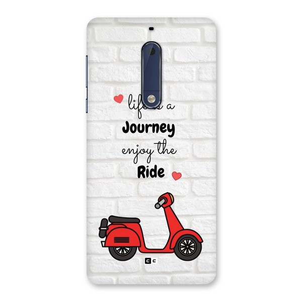 Life Is A Journey Back Case for Nokia 5