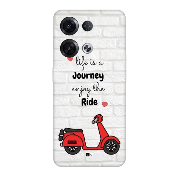 Life Is A Journey Back Case for Oppo Reno8 Pro 5G