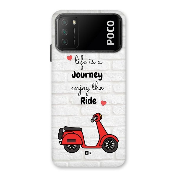 Life Is A Journey Back Case for Poco M3