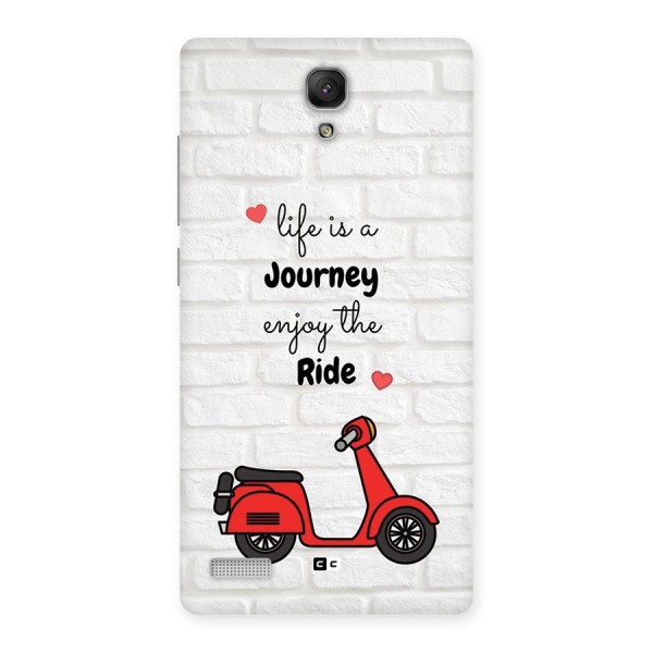 Life Is A Journey Back Case for Redmi Note