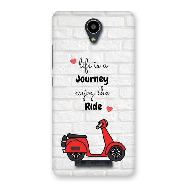 Life Is A Journey Back Case for Redmi Note 2