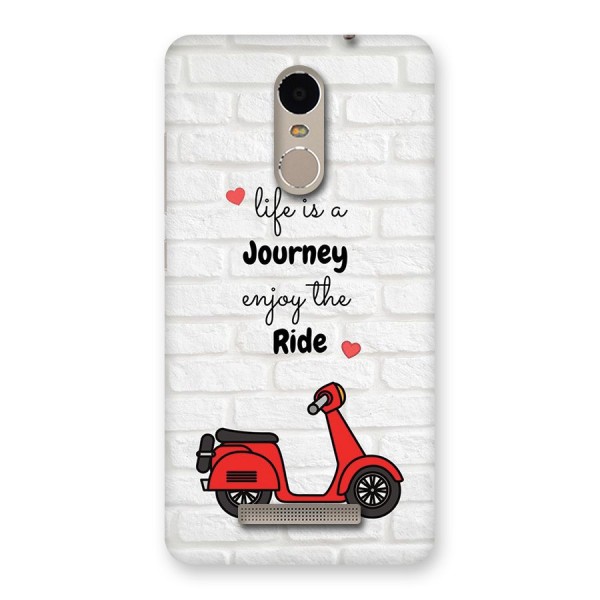 Life Is A Journey Back Case for Redmi Note 3