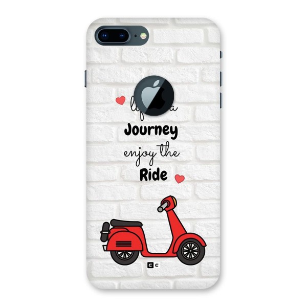 Life Is A Journey Back Case for iPhone 7 Plus Logo Cut