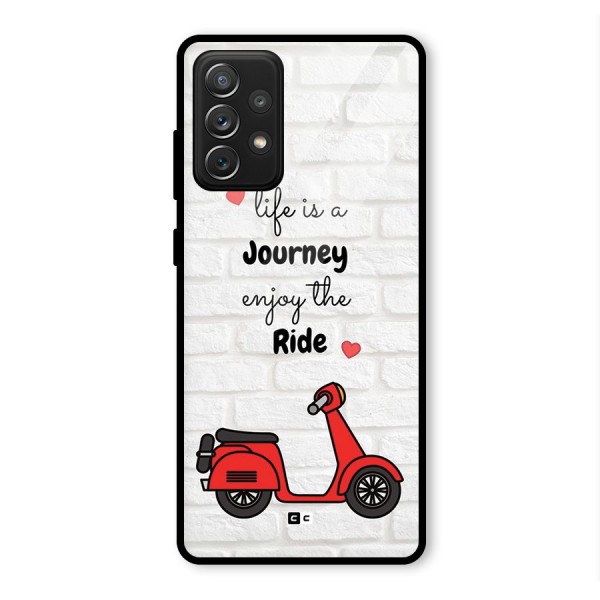 Life Is A Journey Glass Back Case for Galaxy A72
